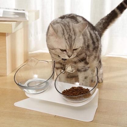 Elevated Cat Slow Feeder Bowl